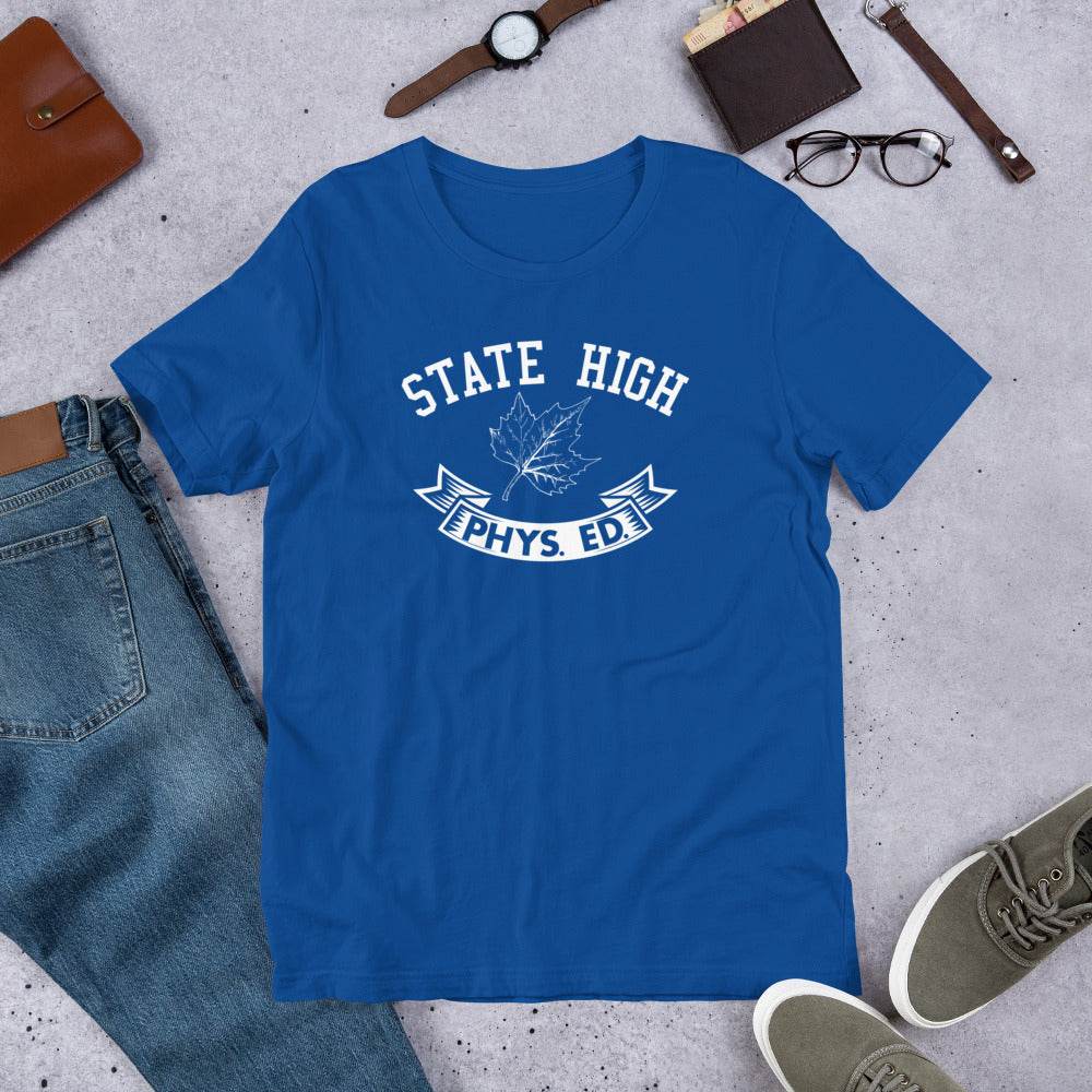 State High Sycamores (ISU Laboratory School) - Phys. Ed.  -  Unisex t-shirt - EdgyHaute