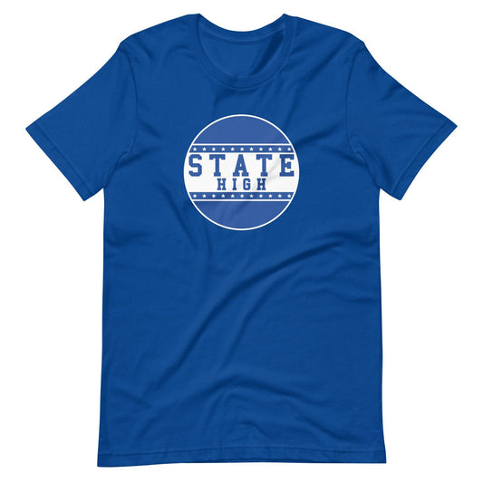 State High Sycamores (ISU Laboratory School) - button design  -  Unisex t-shirt - EdgyHaute