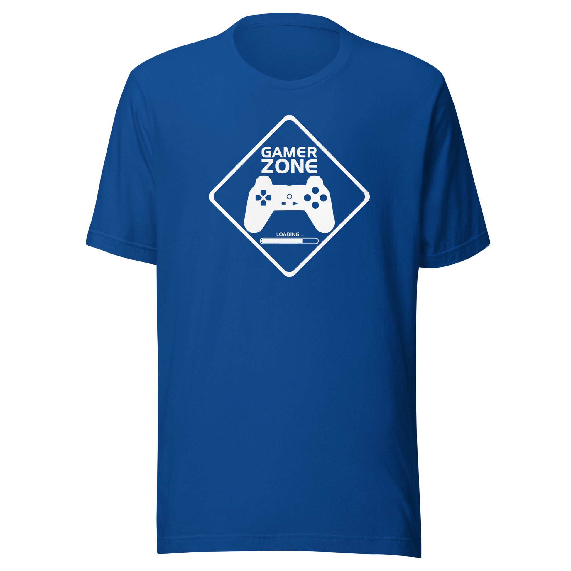 Gamer Zone (white) - Short-Sleeve Unisex T-Shirt - EdgyHaute