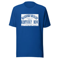 KY-Louisville-Old Kentucky Distillery-Kentucky Dew Whiskey (white) - Short-Sleeve Unisex T-Shirt - EdgyHaute