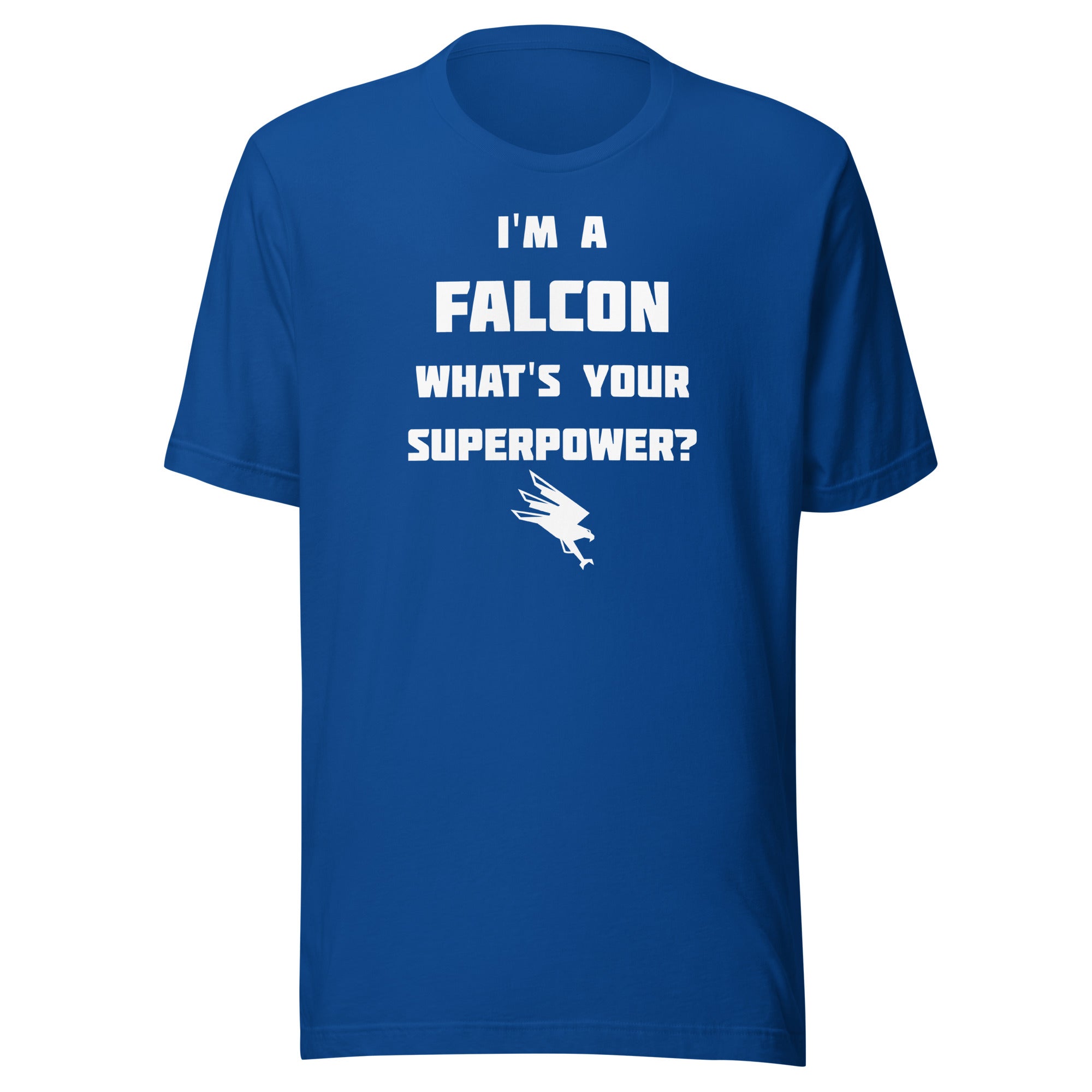 North Vermillion Jr/Sr HS Falcons - Superpower (white) - Short-Sleeve Unisex T-Shirt - EdgyHaute