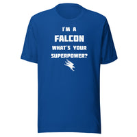 North Vermillion Jr/Sr HS Falcons - Superpower (white) - Short-Sleeve Unisex T-Shirt - EdgyHaute