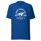 Race Track Tap (white) - Terre Haute Indiana - Short-Sleeve Unisex T-Shirt - EdgyHaute