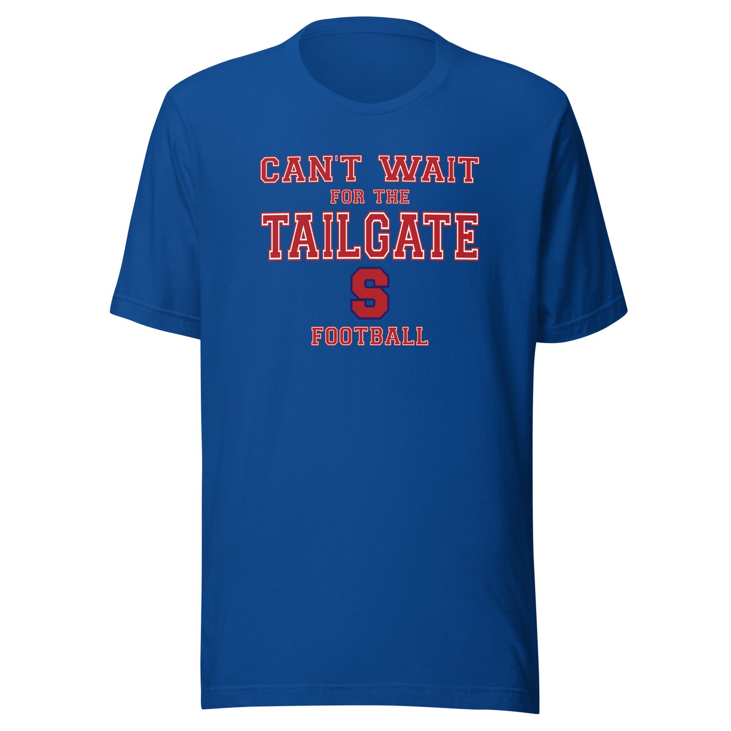 Seeger Memorial Jr.-Sr. HS Patriots - Tailgate (red/white/blue) - Short-Sleeve Unisex T-Shirt - EdgyHaute