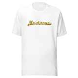 Fountain Central Jr/Sr HS Mustangs - Banner (gold) - Short-Sleeve Unisex T-Shirt - EdgyHaute