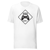 Gamer Zone (black) - Short-Sleeve Unisex T-Shirt - EdgyHaute