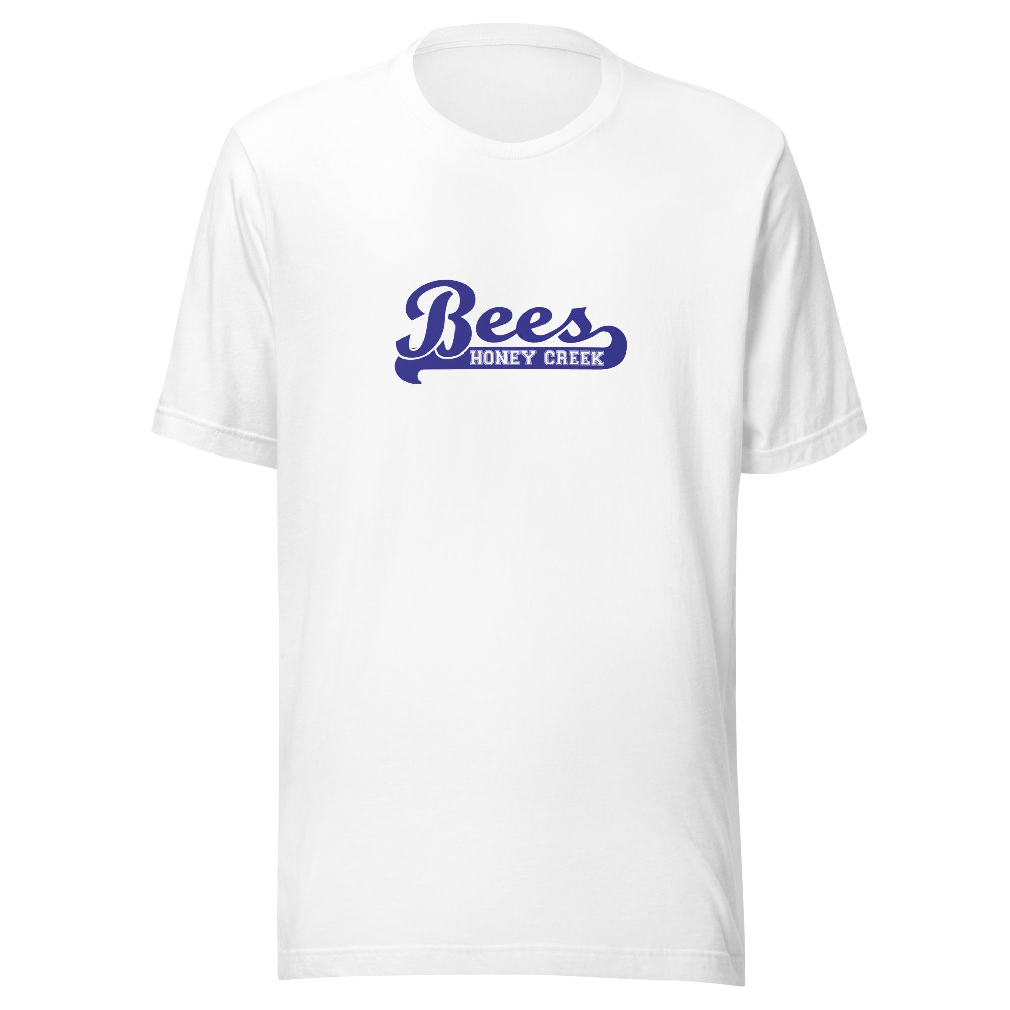 Honey Creek MS Bees - Banner (blue) - Short-Sleeve Unisex T-Shirt - EdgyHaute