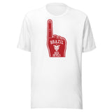 Brazil HS Red Devils - Foam Finger - Unisex t-shirt - EdgyHaute