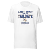 North Putnam HS Cougars - Tailgate (blue/orange/white) - Short-Sleeve Unisex T-Shirt - EdgyHaute