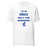 South Putnam MS/HS Eagles - Superpower (blue) - Short-Sleeve Unisex T-Shirt - EdgyHaute