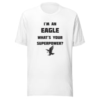 South Putnam MS/HS Eagles - Superpower (black) - Short-Sleeve Unisex T-Shirt - EdgyHaute