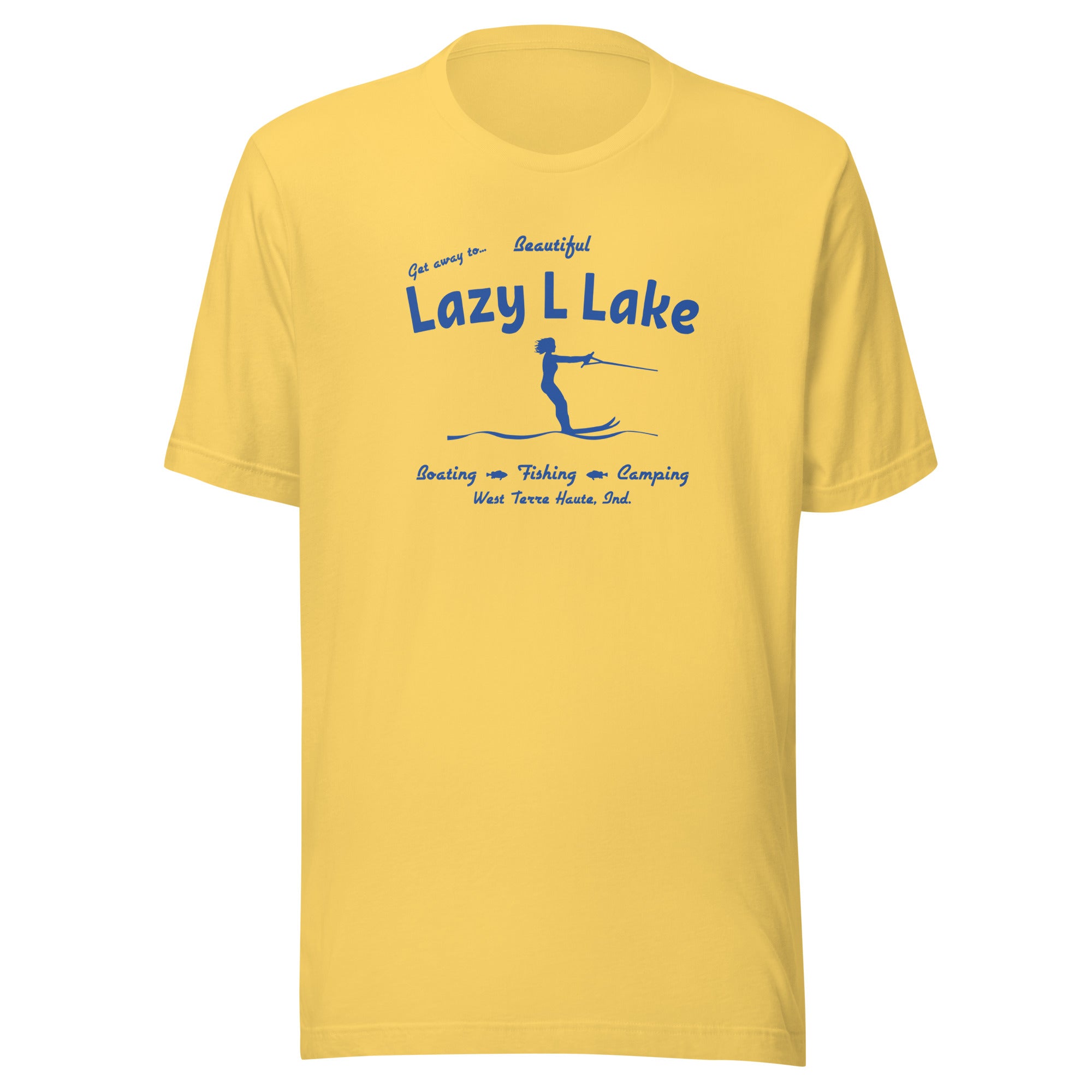 Lazy L Lake - West Terre Haute Indiana - Short-Sleeve Unisex T-Shirt - EdgyHaute