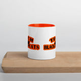 Gerstmeyer HS Black Cats - Tech Black Cats  -  Coffee mug (white with orange accent) - EdgyHaute