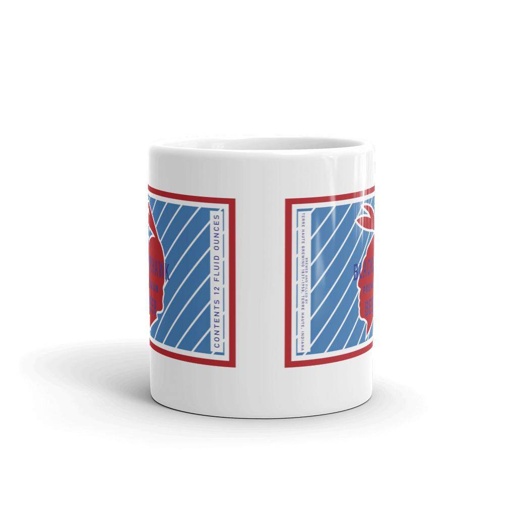 Blackhawk Premium Beer (label) - Terre Haute Indiana  -  Coffee Mug - EdgyHaute