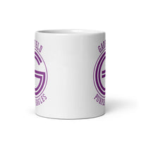 Garfield HS Purple Eagles - center court design  -  Coffee mug (white) - EdgyHaute