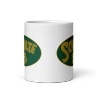 Schulte HS Golden Bears - mascot shield design  -  Coffee mug (white) - EdgyHaute