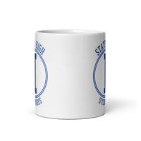 State High Sycamores (ISU Laboratory School) - center court design  -  Coffee mug (white) - EdgyHaute