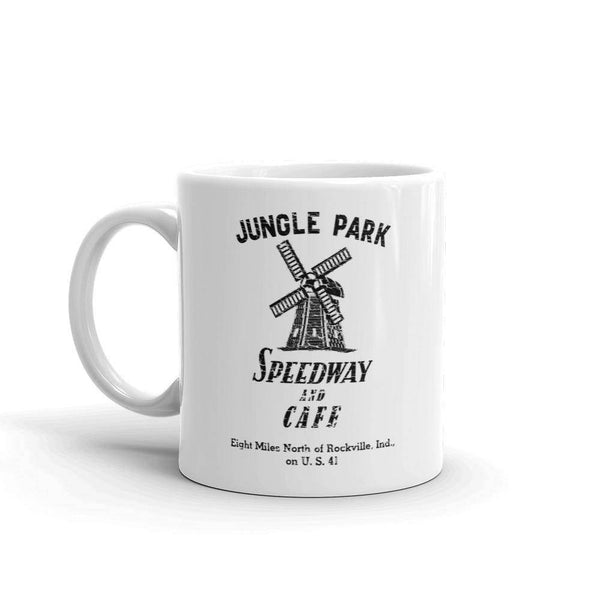 Jungle Park Speedway 11-ounce coffee mug Parke County Indiana