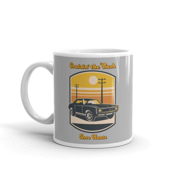 Cruisin' The 'Bash - 60s-70s Vibe - Terre Haute Indiana  -  Coffee mug - EdgyHaute
