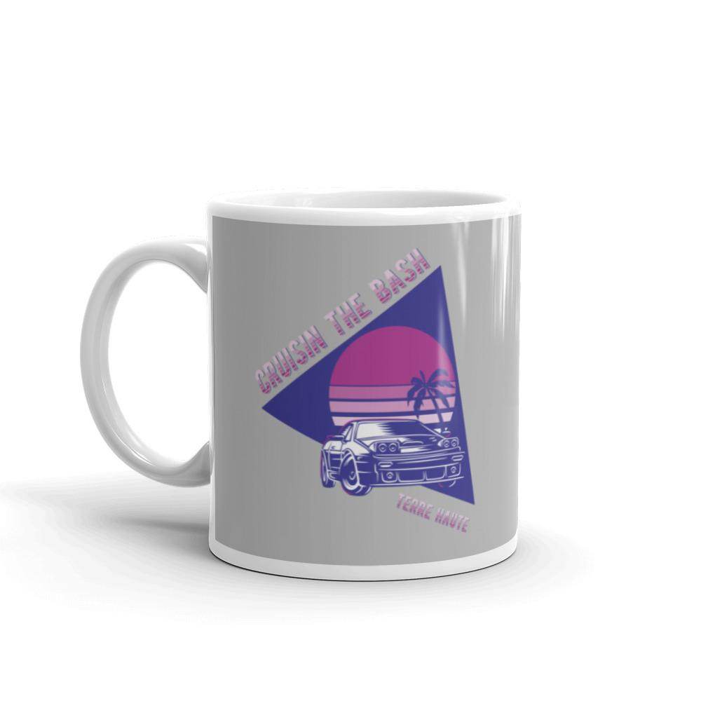 Cruisin' The 'Bash - 80s-90s Vibe - Terre Haute Indiana  -  Coffee mug - EdgyHaute