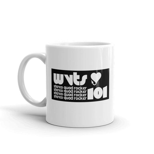 WVTS 101 - Stereo Quad Rocker - Terre Haute Indiana  -  Coffee Mug - EdgyHaute