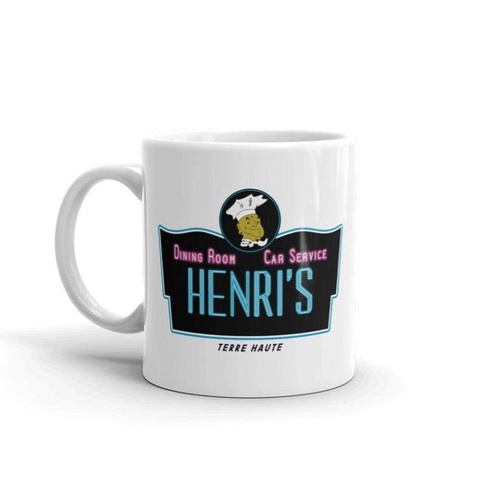 Henri's Restaurant and Drive-In - Terre Haute Indiana  -  Coffee mug - EdgyHaute