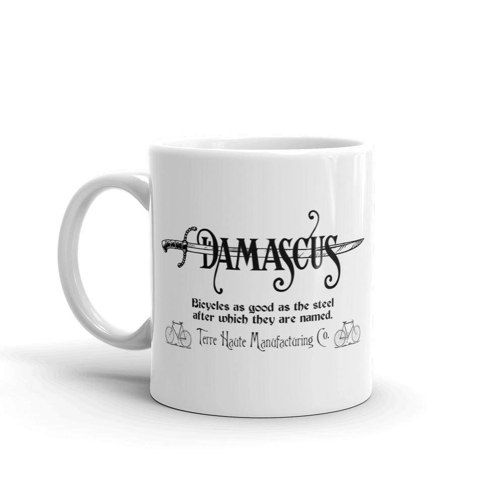 Damascus Bicycles - Terre Haute Manufacturing - Terre Haute Indiana  -  Coffee mug - EdgyHaute