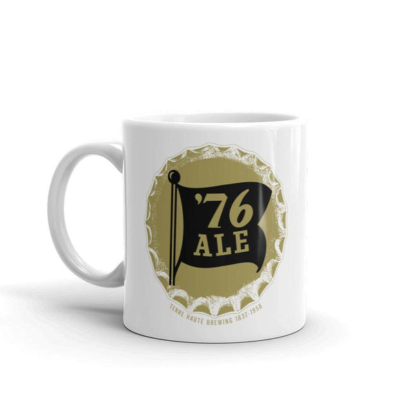 76 Ale (cap/design 1) - Terre Haute Indiana  -  Coffee Mug - EdgyHaute