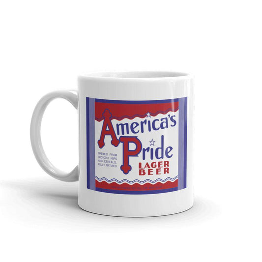 America's Pride Lager (label) - Terre Haute Indiana  -  Coffee Mug - EdgyHaute