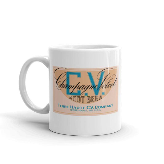 Champagne Velvet Root Beer (label) - Terre Haute Indiana  -  Coffee Mug - EdgyHaute