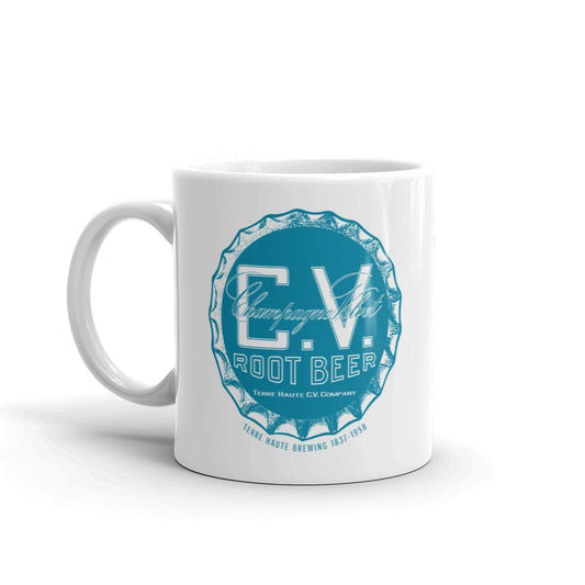 Champagne Velvet Root Beer (cap) - Terre Haute Indiana  -  Coffee Mug - EdgyHaute