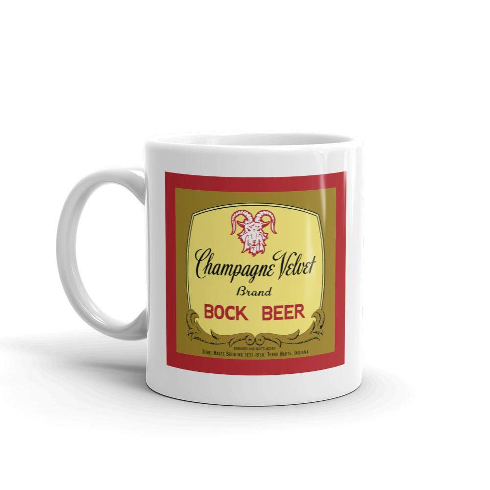 Champagne Velvet Bock Beer (label 1) - Terre Haute Indiana  -  Coffee Mug - EdgyHaute