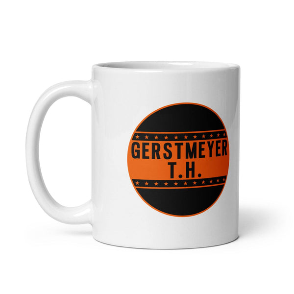 Gerstmeyer HS Black Cats - button design  -  Coffee mug (white) - EdgyHaute