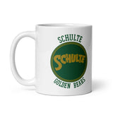 Schulte HS Golden Bears - center court design  -  Coffee mug (white) - EdgyHaute