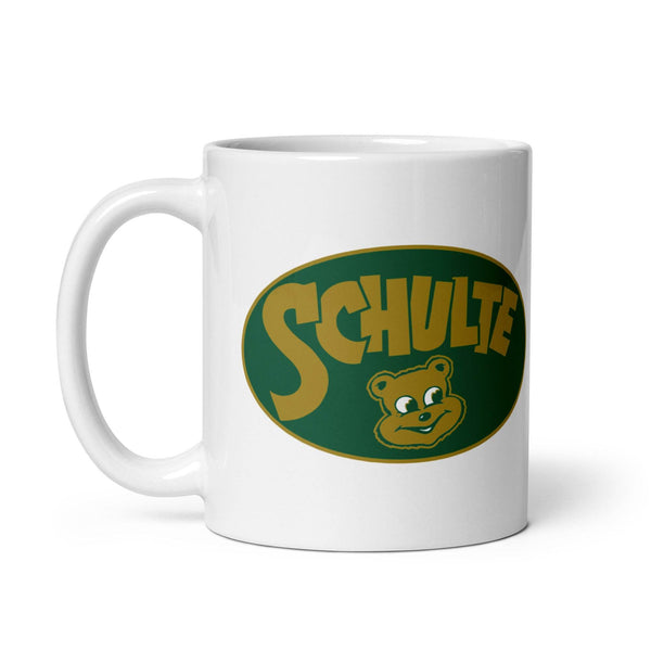 Schulte HS Golden Bears - mascot shield design  -  Coffee mug (white) - EdgyHaute