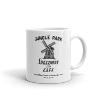 Jungle Park Speedway 11-ounce coffee mug Parke County Indiana