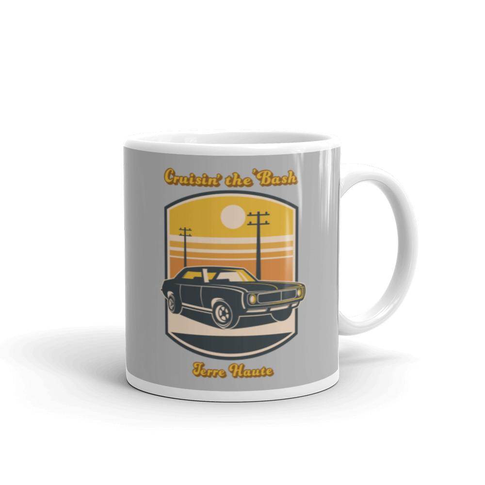 Cruisin' The 'Bash - 60s-70s Vibe - Terre Haute Indiana  -  Coffee mug - EdgyHaute