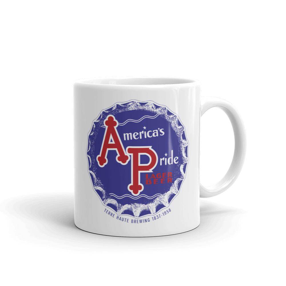 America's Pride Lager (cap) - Terre Haute Indiana  -  Coffee Mug - EdgyHaute