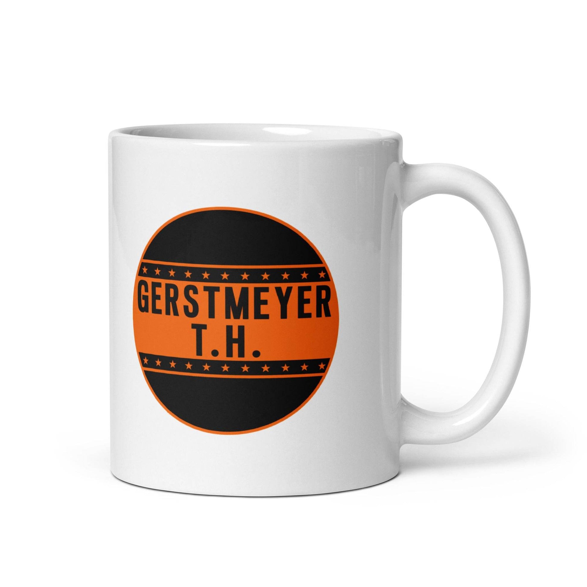 Gerstmeyer HS Black Cats - button design  -  Coffee mug (white) - EdgyHaute