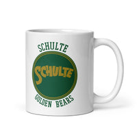 Schulte HS Golden Bears - center court design  -  Coffee mug (white) - EdgyHaute