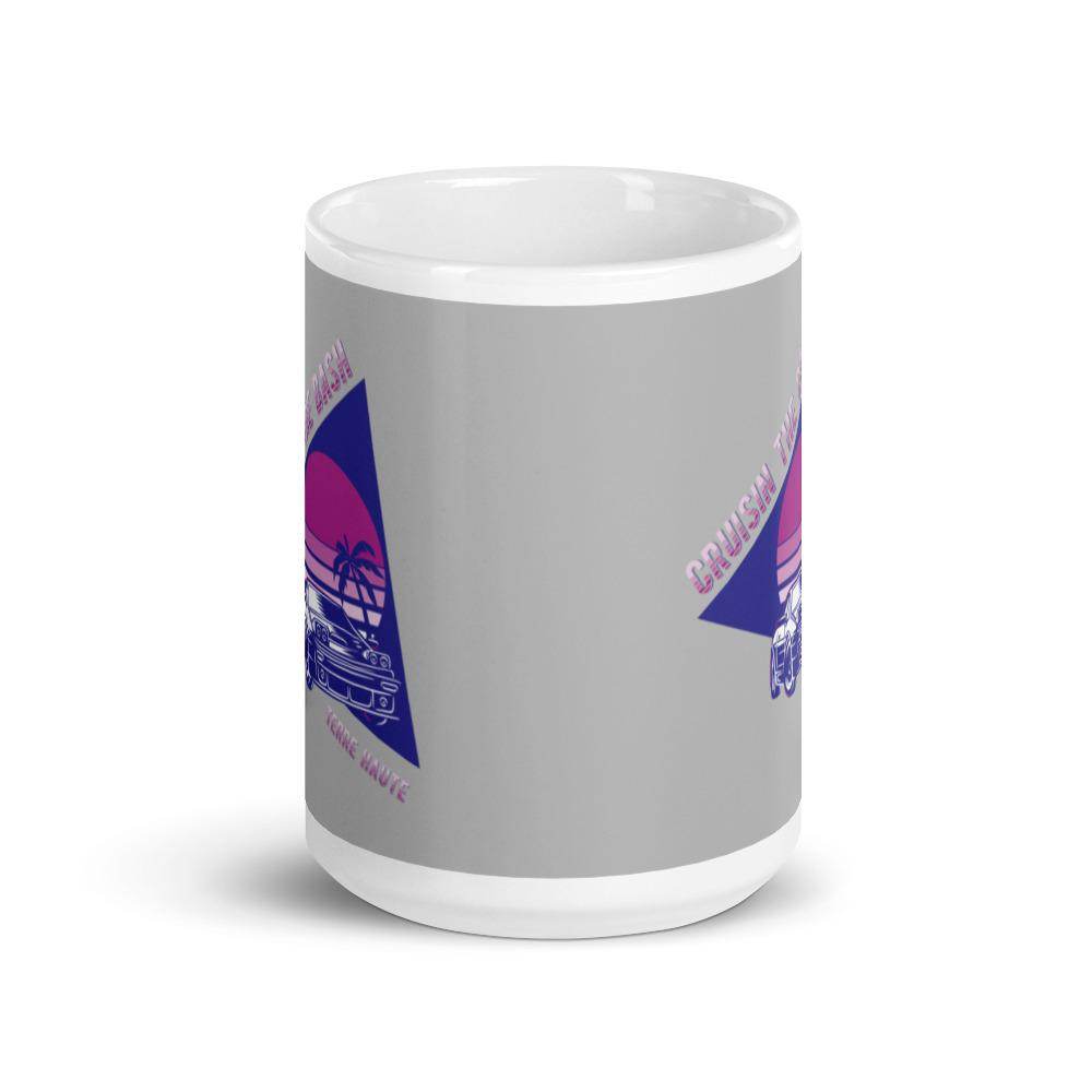 Cruisin' The 'Bash - 80s-90s Vibe - Terre Haute Indiana  -  Coffee mug - EdgyHaute