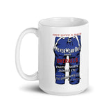 Never Wear Out brand Ehrmann Manufacturing 15-ounce coffee mug Terre Haute Indiana