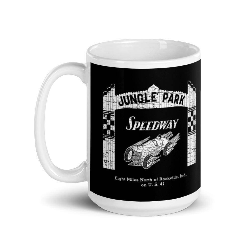 Jungle Park Speedway 15-ounce coffee mug Parke County Indiana