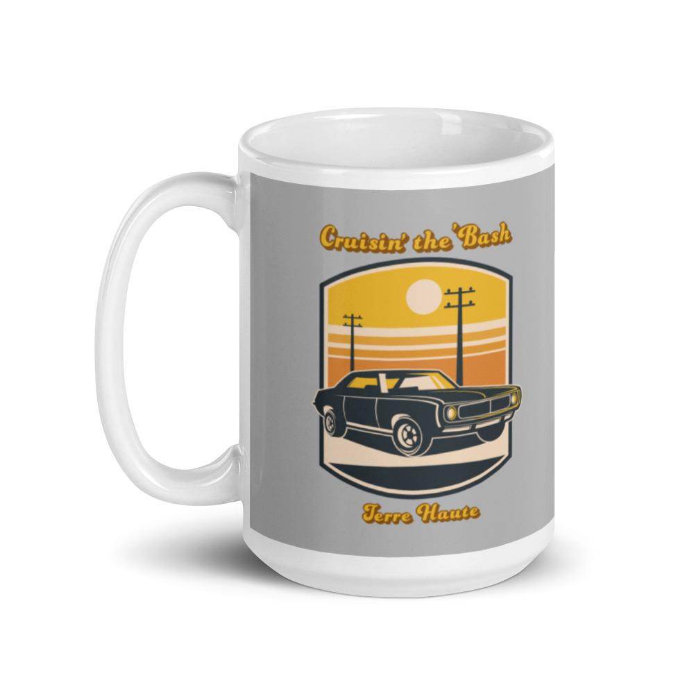 Cruisin' The 'Bash - 60s-70s Vibe - Terre Haute Indiana  -  Coffee mug - EdgyHaute