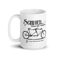 Schluer Tandem Bicycles - Terre Haute Manufacturing - Terre Haute Indiana  -  Coffee mug - EdgyHaute