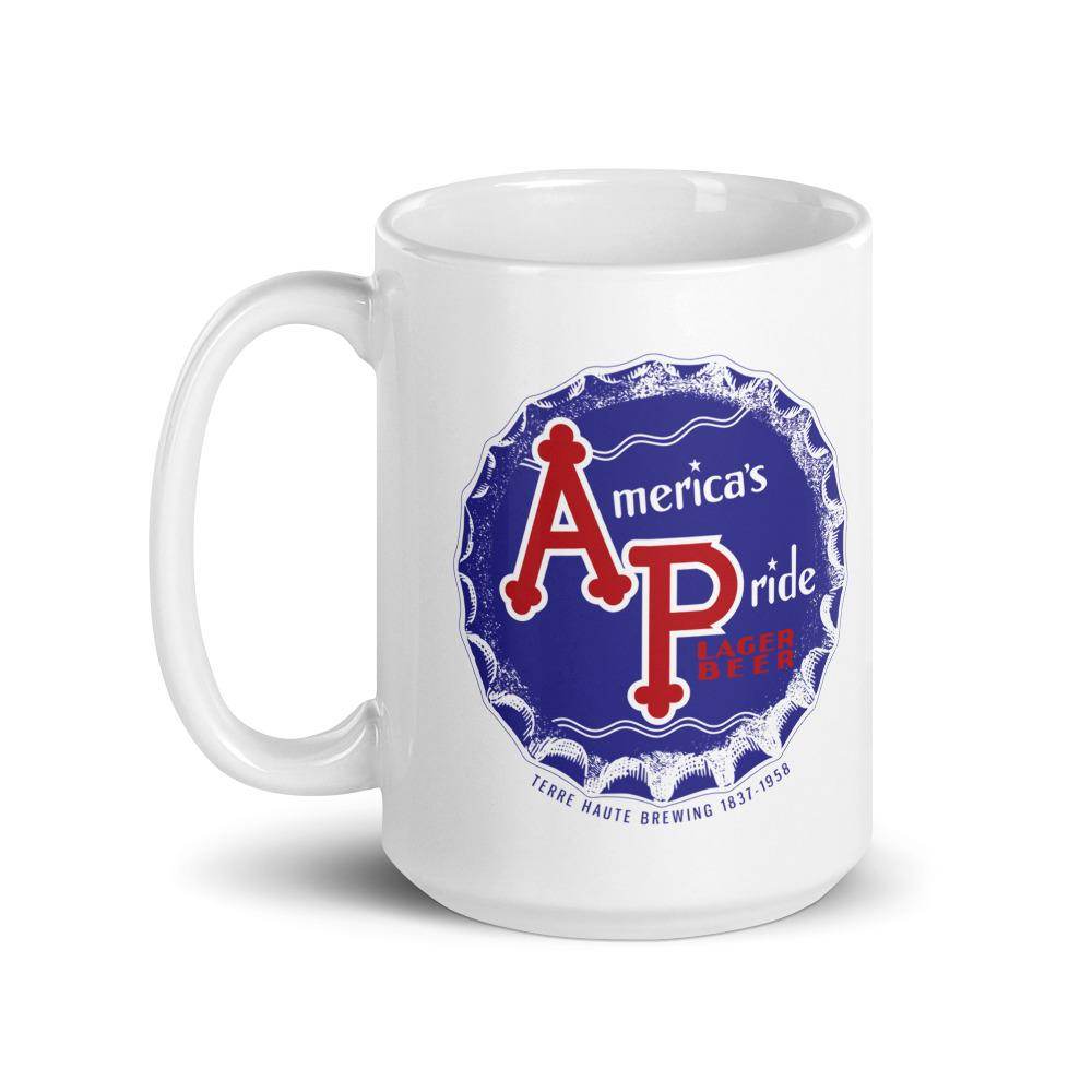 America's Pride Lager (cap) - Terre Haute Indiana  -  Coffee Mug - EdgyHaute