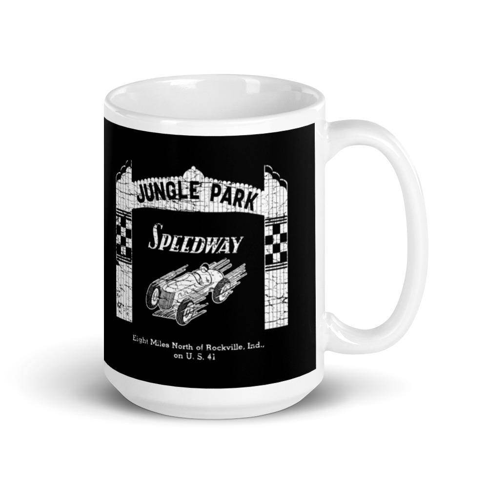 Jungle Park Speedway 15-ounce coffee mug Parke County Indiana