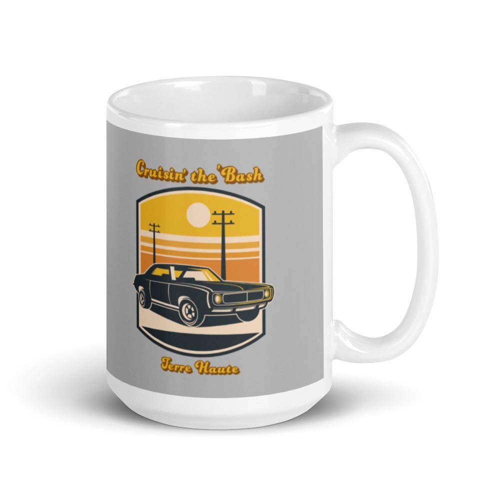 Cruisin' The 'Bash - 60s-70s Vibe - Terre Haute Indiana  -  Coffee mug - EdgyHaute