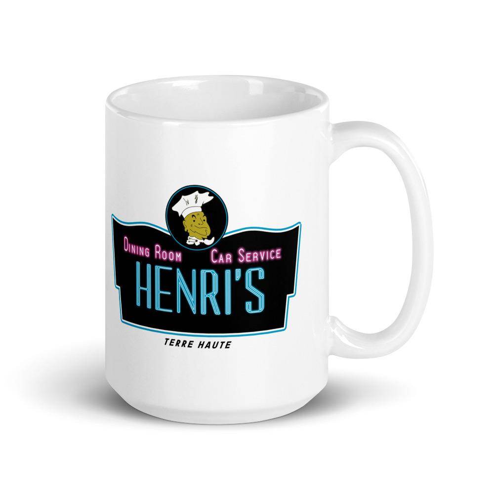Henri's Restaurant and Drive-In - Terre Haute Indiana  -  Coffee mug - EdgyHaute