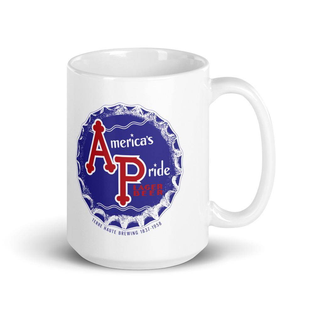 America's Pride Lager (cap) - Terre Haute Indiana  -  Coffee Mug - EdgyHaute